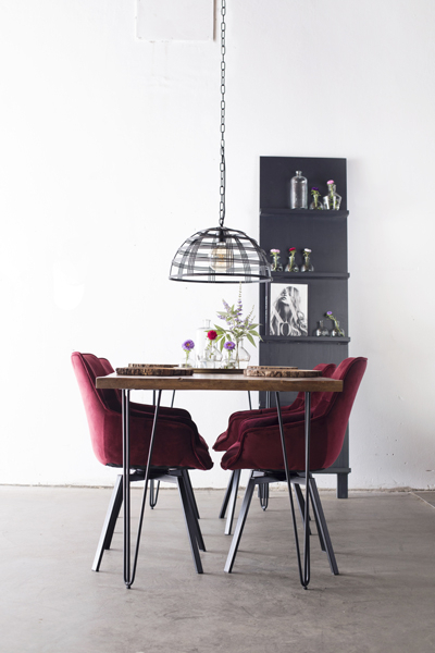 Eettafel Hout - Rechthoek - 240x90x76cm - Naturel Kleur - Eettafel Max - Giga Meubel