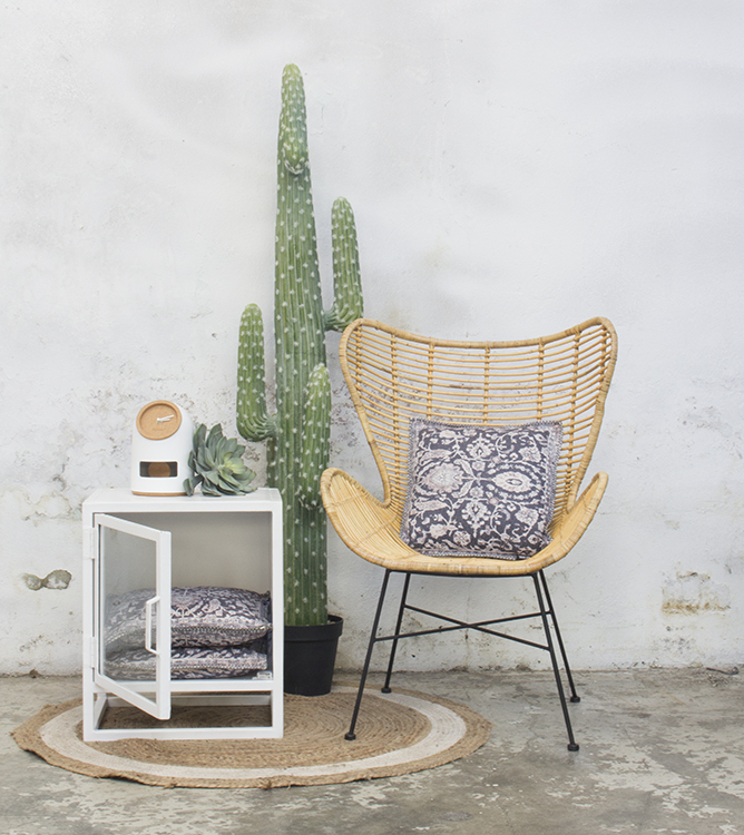 Egg Chair Rotan Naturel - Giga Meubel