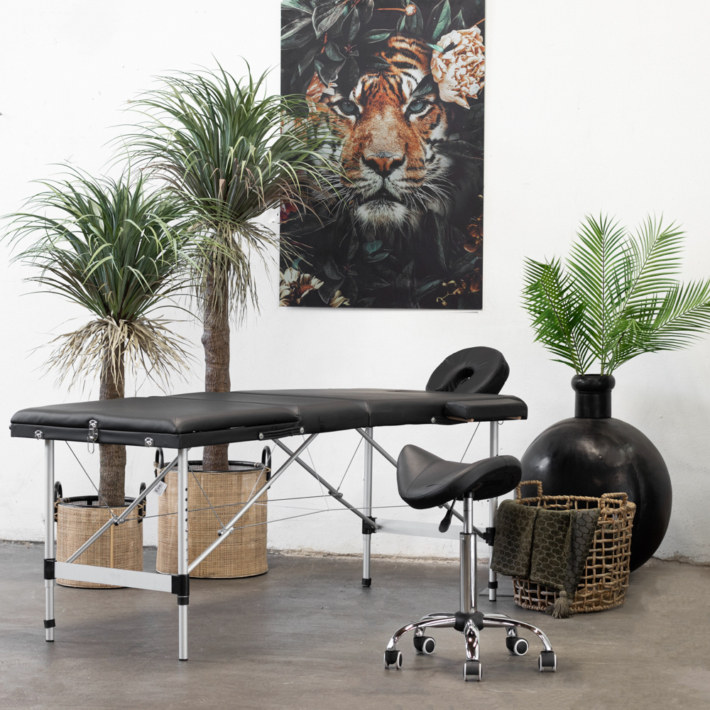 Massagetafel Roger Aluminium - Giga Meubel
