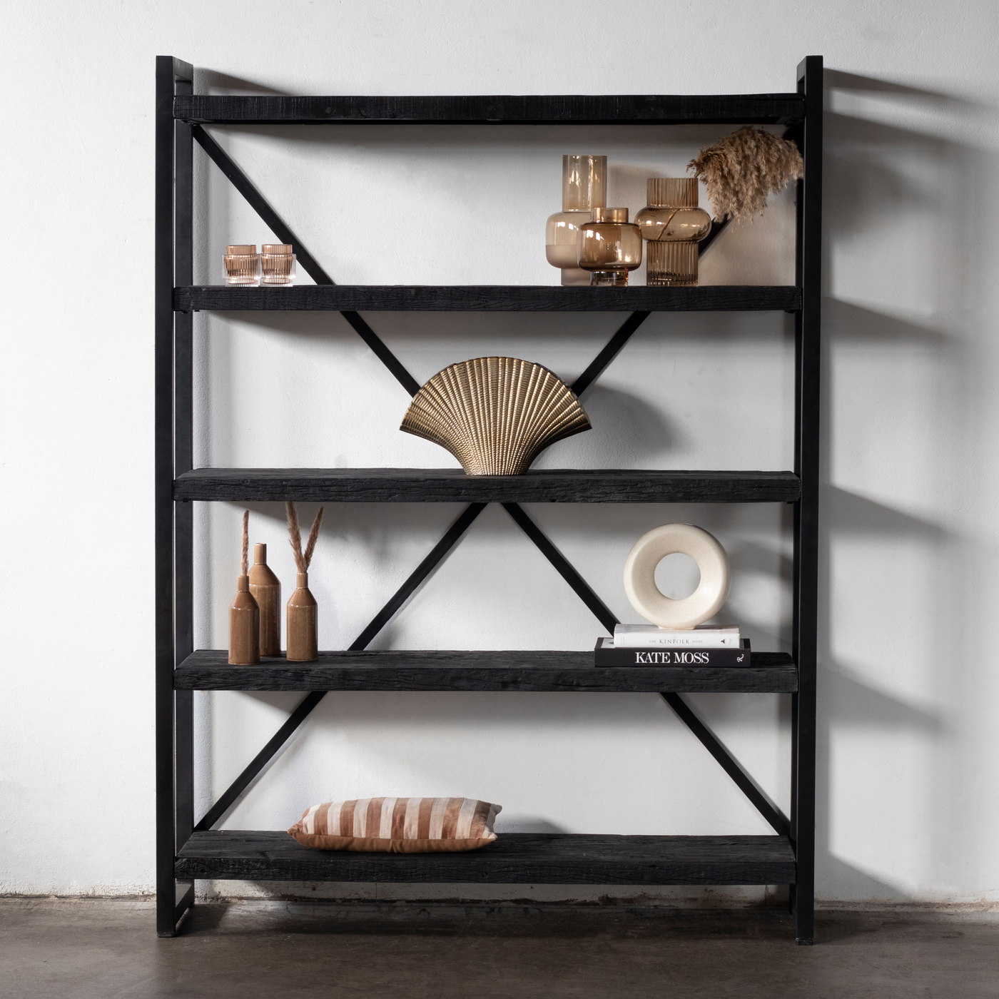 Boekenkast Pure Black - Giga Meubel